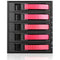 iStarUSA BPU-350HD 5-Bay Hot-Swap Rack (Red)