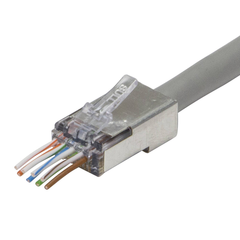 Platinum Tools ezEX38 RJ45 Shielded STP Connectors (50-Pack)