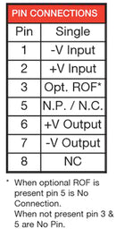 XP POWER IU2415SA Isolated Through Hole DC/DC Converter, Regulated, ITE, 2:1, 2 W, 1 Output, 15 V, 133 mA