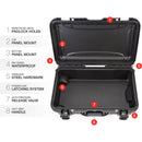 Nanuk 938 Wheeled Hard Case (Black, 51.1L)