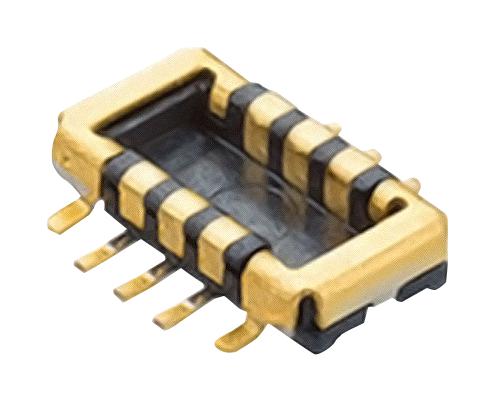 MOLEX 505274-0642 Mezzanine Connector, Plug, 0.35 mm, 2 Rows, 6 Contacts, Surface Mount Straight, Copper Alloy