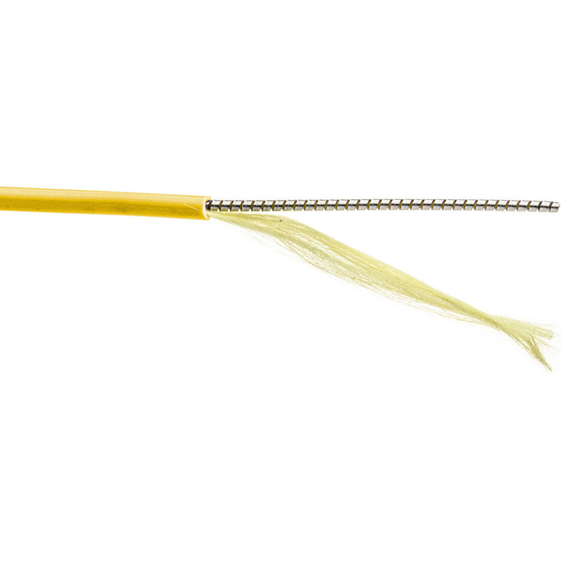 Camplex Armored Singlemode LC to Singlemode LC Simplex Fiber Optic Patch Cable (3.3', Yellow)