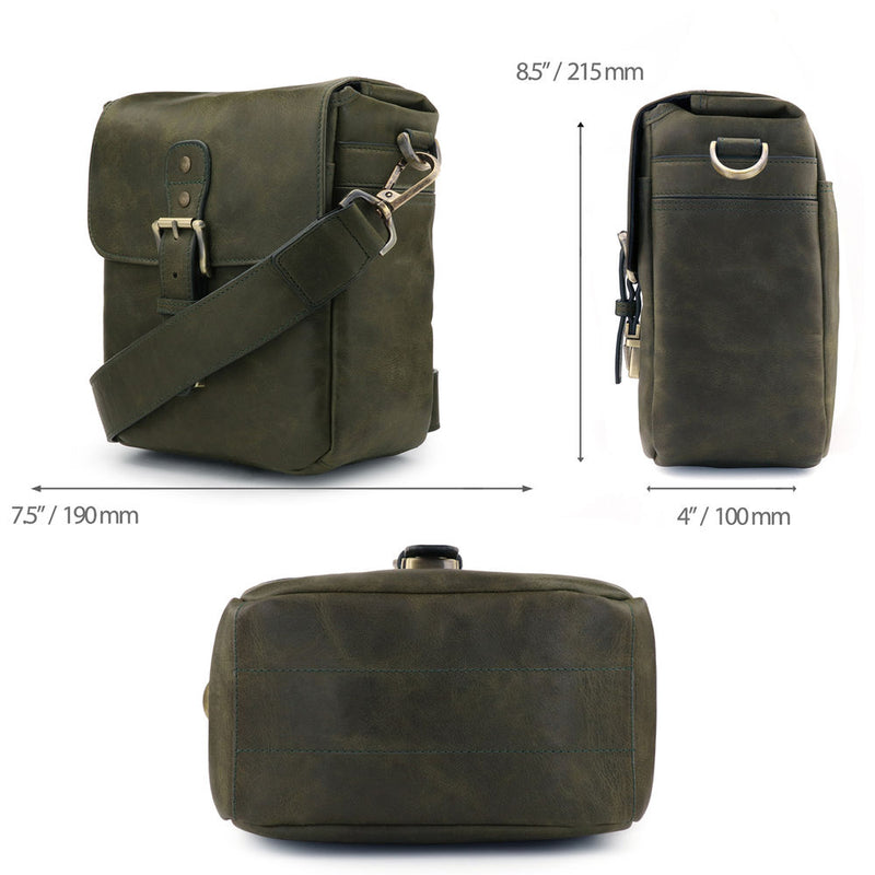 MegaGear Torres&nbsp;Mini Genuine Leather Camera Messenger Bag (Green)