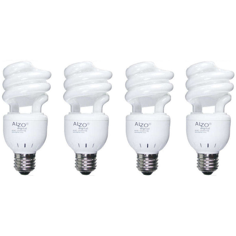 ALZO Joyous Light Full Spectrum CFL Light Bulb (15W, 120V, 4-Pack)