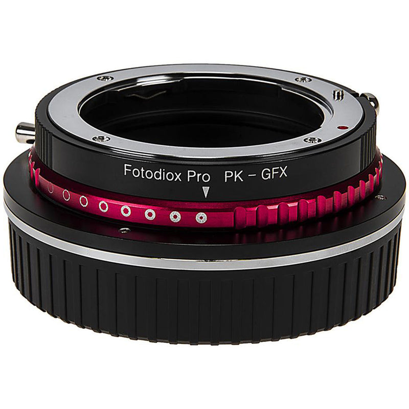 FotodioX DLX Lens Mount Adapter for Pentax K-Mount, Autofocus Lens to FUJIFILM G-Mount GFX Camera