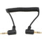 CAMVATE Right-Angle 3.5mm Stereo Audio Coiled Cable
