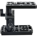 Niceyrig Camera Baseplate Riser Kit with 15mm Rod Clamp