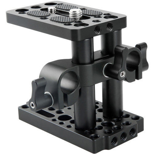 Niceyrig Camera Baseplate Riser Kit with 15mm Rod Clamp