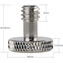 Niceyrig 1/4"-20 Stainless Steel Tripod Mounting Screws (2-Pack)