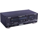 Pyle Pro PT649D Rackmountable Dual Cassette Player