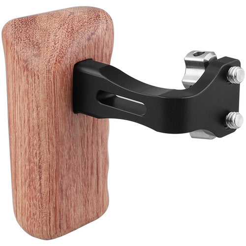 CAMVATE Reversible Wooden Handgrip with 1/4"-20 Thumbscrews (Left)