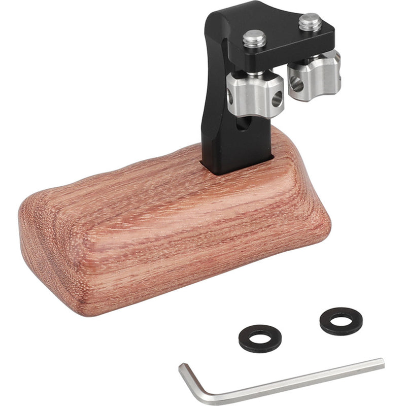 CAMVATE Reversible Wooden Handgrip with 1/4"-20 Thumbscrews (Right)