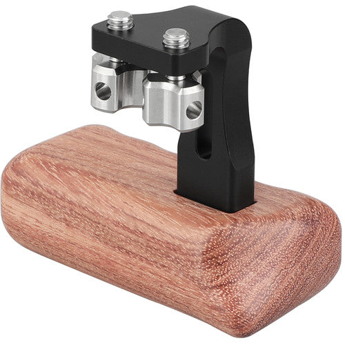 CAMVATE Reversible Wooden Handgrip with 1/4"-20 Thumbscrews (Right)