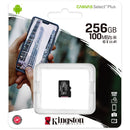 Kingston 256GB Canvas Select Plus UHS-I microSDXC Memory Card