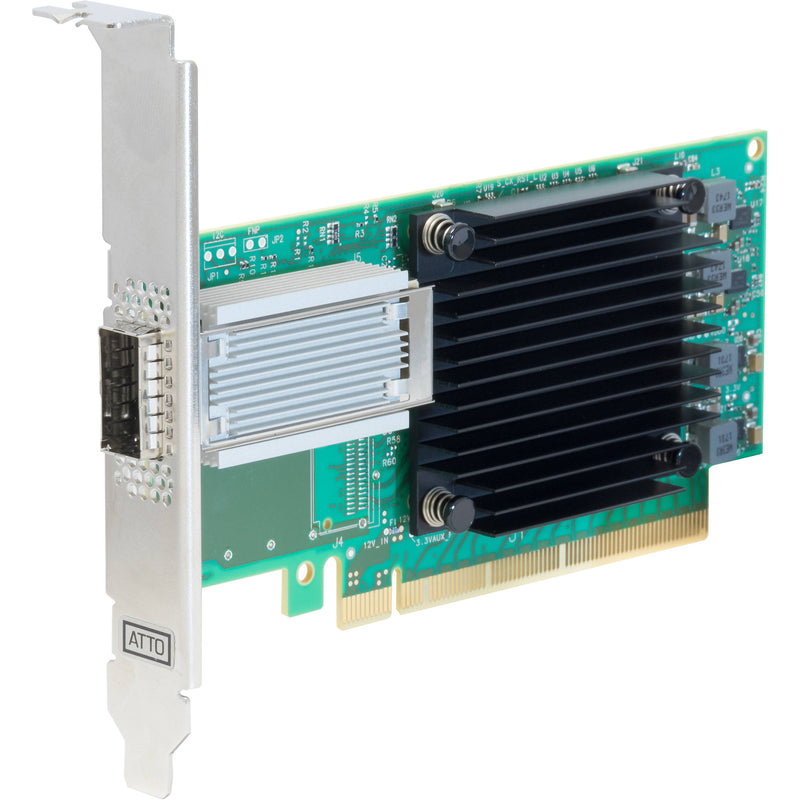 ATTO Technology Single Channe 100GB X16 Pcie 3.0  Card