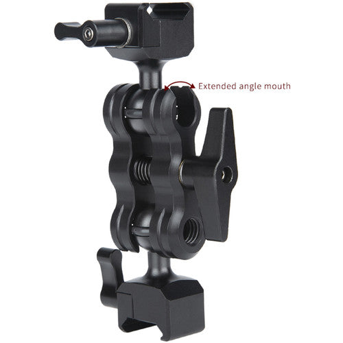 Niceyrig Articulating Arm with Dual Ball Heads & NATO Clamps