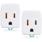 CyberPower GT1W2PK Ground Plug Adapter (White, 2-Pack)