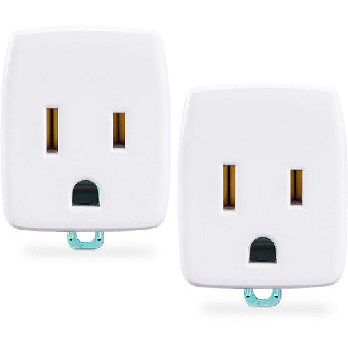 CyberPower GT1W2PK Ground Plug Adapter (White, 2-Pack)