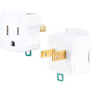 CyberPower GT1W2PK Ground Plug Adapter (White, 2-Pack)