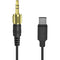 Comica Audio Locking 3.5mm TRS Male to USB Type-C Adapter Cable for Wireless Receiver to Android (18")