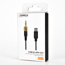 Comica Audio Locking 3.5mm TRS Male to USB Type-C Adapter Cable for Wireless Receiver to Android (18")