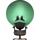 Gig Gear Cam-A-Lot Video Conferencing Background Privacy Screen (Green/White)