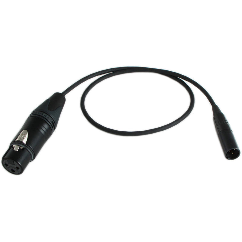 Cable Techniques XLR 3-Pin Female to TA3 Male Cable for Blackmagic Pocket Cinema Camera (20")