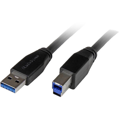 StarTech Active USB 3.0 Type-A Male to Type-B Male Cable (30')