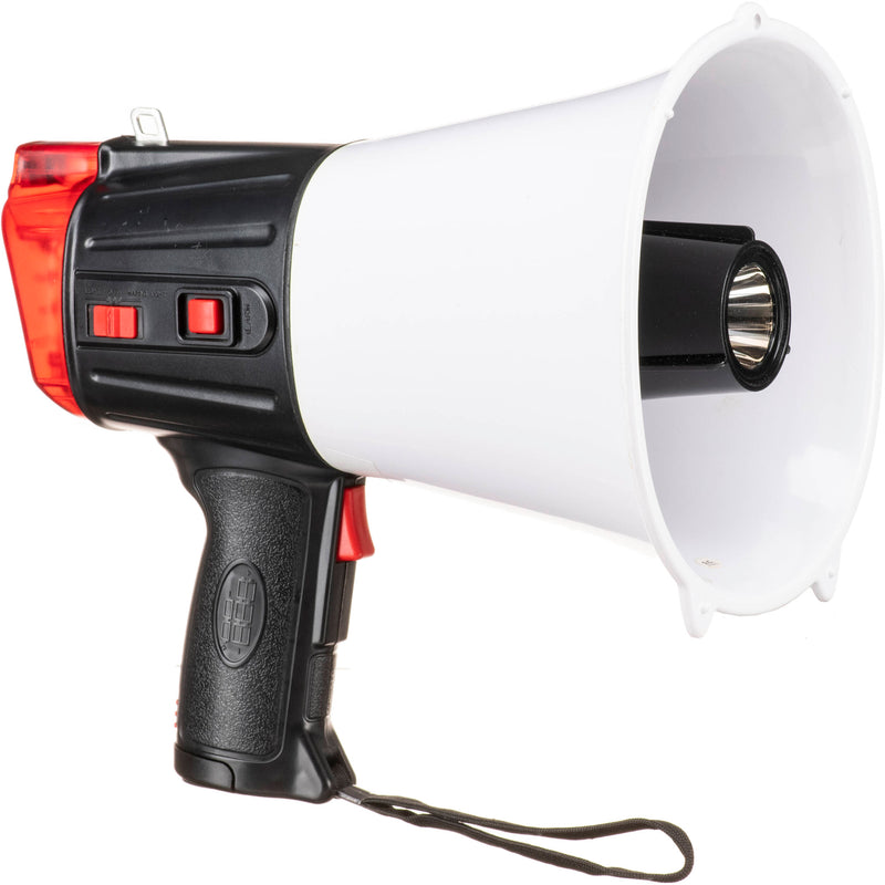 MG Electronics PGM-20 20W Megaphone with Recorder & Built-In LED Light