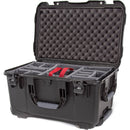 Nanuk 938 Wheeled Hard Case with Padded Divider Insert (Black, 51.1L)