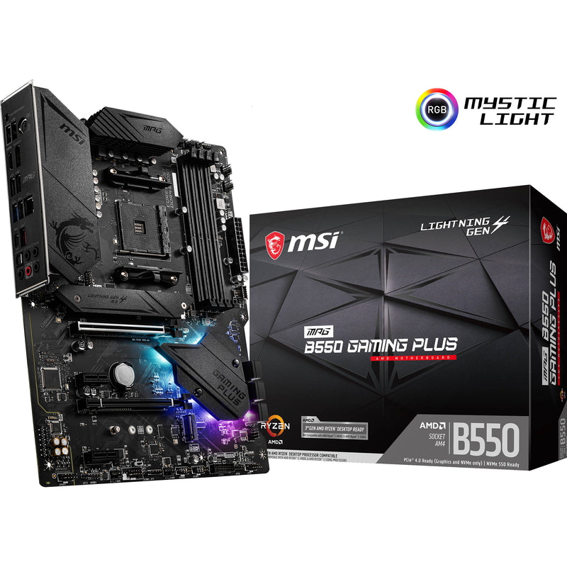 MSI MPG B550 GAMING PLUS AM4 ATX Motherboard