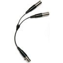 Point Source Audio YSH Two-Microphone Combiner Cable for TA4F Microphones