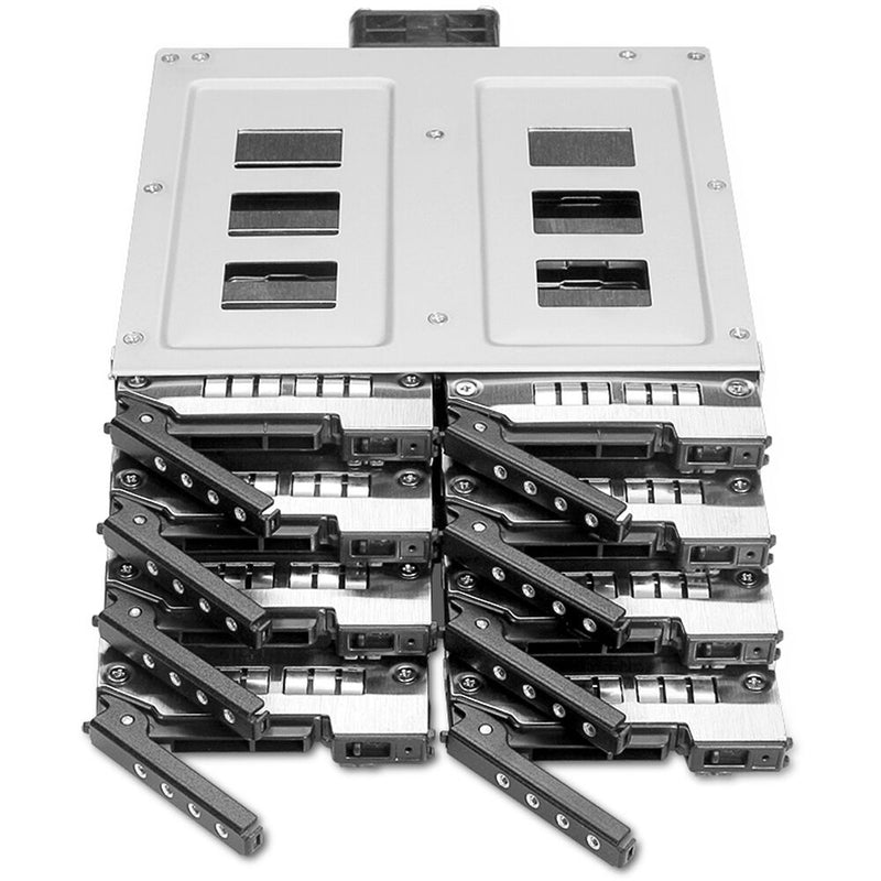 iStarUSA 5.25" to 8 x Slim 2.5" SAS/SATA SSD Hot-Swap Cage