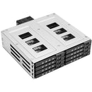 iStarUSA 5.25" to 8 x Slim 2.5" SAS/SATA SSD Hot-Swap Cage