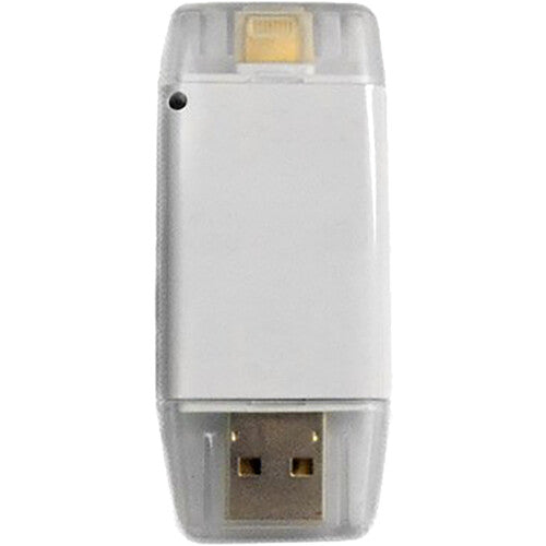 KJB Security Products Universal Memory Card Reader (USB Type-A / Mini-USB / Lightning)