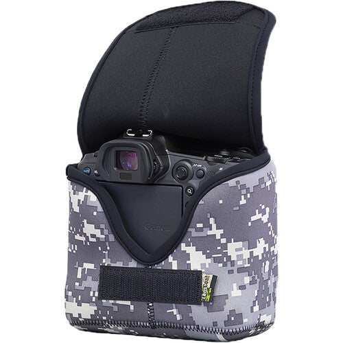 LensCoat BodyBag R Camera Cover for Canon R/R5/R6 with Optional Grip (Digital Camo)