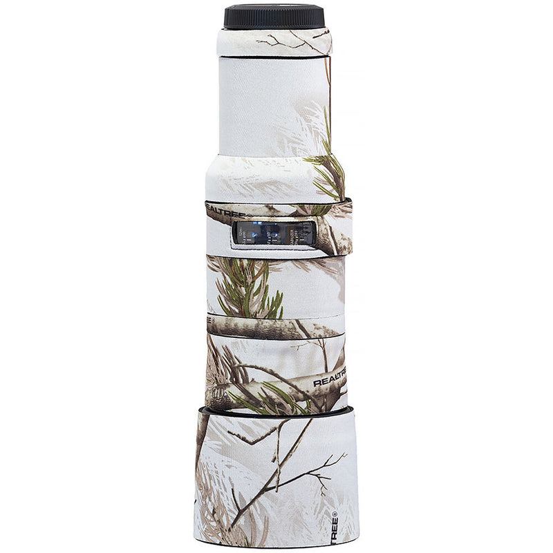 LensCoat Lens Cover for Canon RF 600mm f/11 IS STM (RealTree AP Snow)