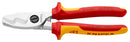 Knipex 95 16 200 95 200 Cable Cutter Chrome Plated Twin Cutting Edge Insulated Dual Component Handles 200mm