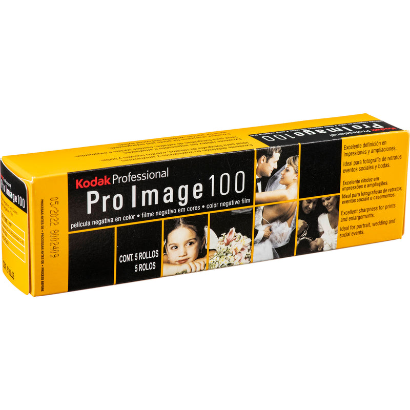 Kodak Pro Image 100 Color Negative Film (35mm Roll Film, 36 Exposures, 5-Pack)