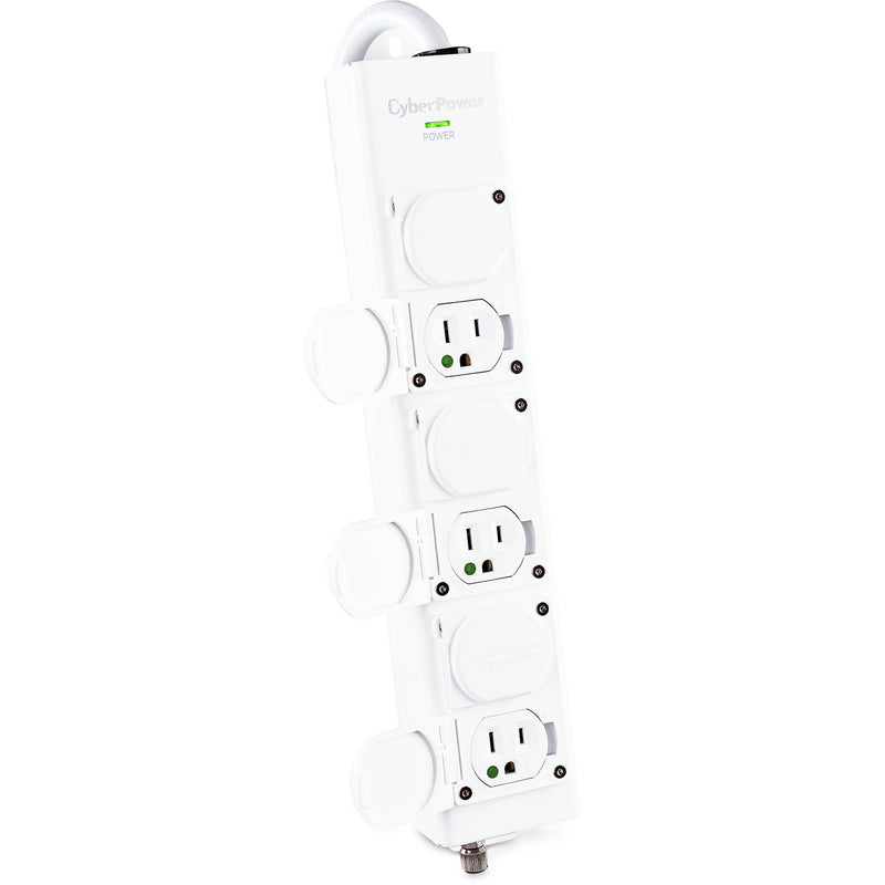 CyberPower 6-Outlet Medical-Grade Power Strip (White)