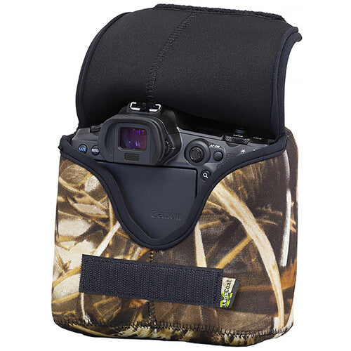 LensCoat BodyBag R Camera Cover for Canon R/R5/R6 with Optional Grip (RealTree 4 Camo)