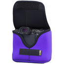 LensCoat BodyBag R Camera Cover for Canon R/R5/R6 with Optional Grip (Purple)