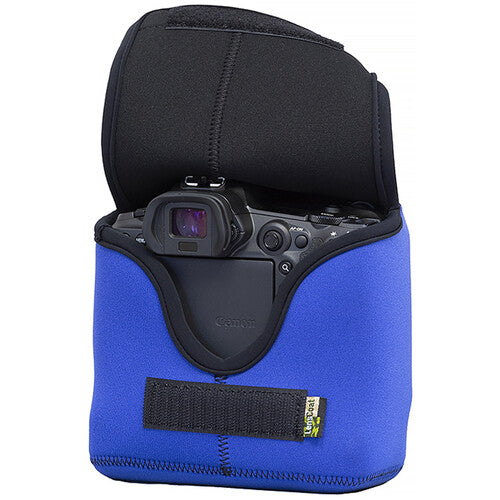 LensCoat BodyBag R Camera Cover for Canon R/R5/R6 with Optional Grip (Blue)