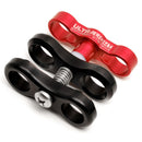 Ultralight Ball Clamp with T-Knob for 2" Buoyancy Arms (Splashy Red)