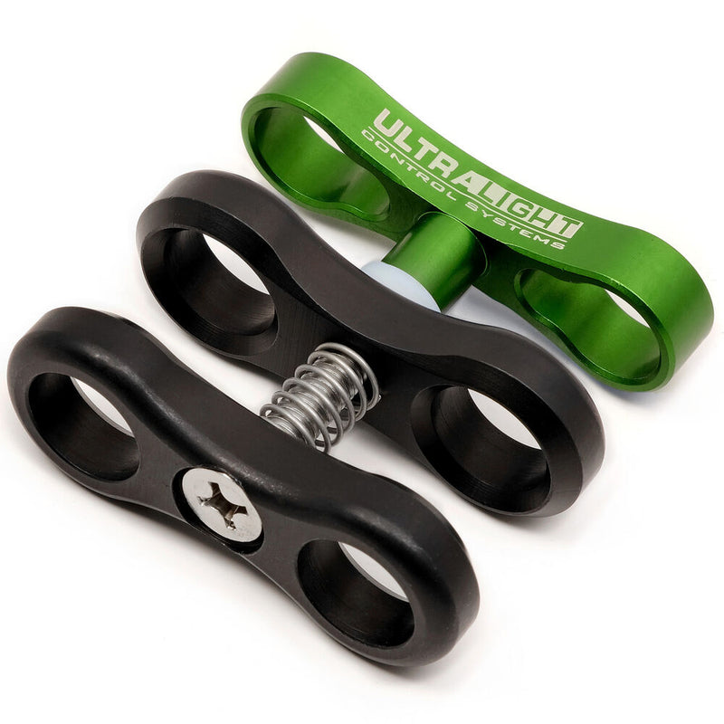 Ultralight Ball Clamp with 1/4"-28 Bolt and Kelp Green T-Knob