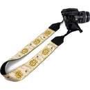 Perri's Leathers Ltd. 2" Jacquard Camera Strap (Gold Suns)