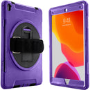 CTA Digital Protective Case with Grip and Kickstand for 10.2 and 10.5" iPads (Purple)