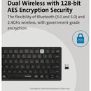 Kensington Multi-Device Dual Wireless Compact Keyboard (Black)