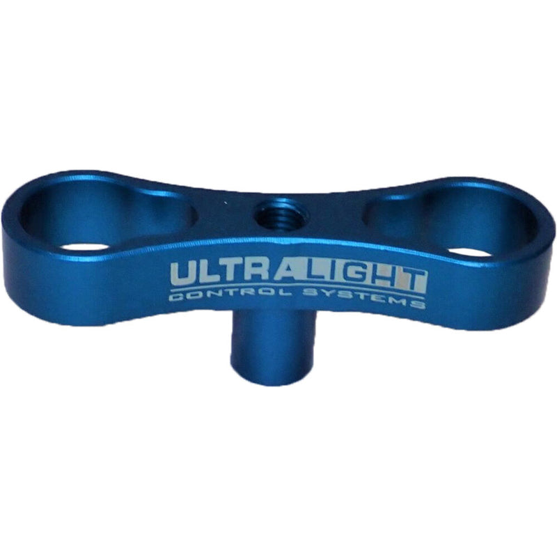 Ultralight T-Knob for Ball Clamp (1/4"-28 Bolt, Ultra Blue)