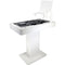 ProX DJ Control Tower / Podium Travel Stand for DJ Controllers (White)